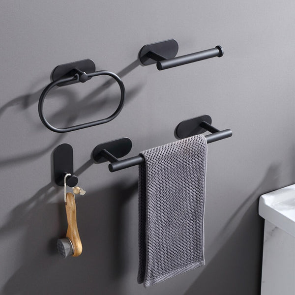 Set aus 4 selbstklebenden Bad-Accessoires – FAKNO